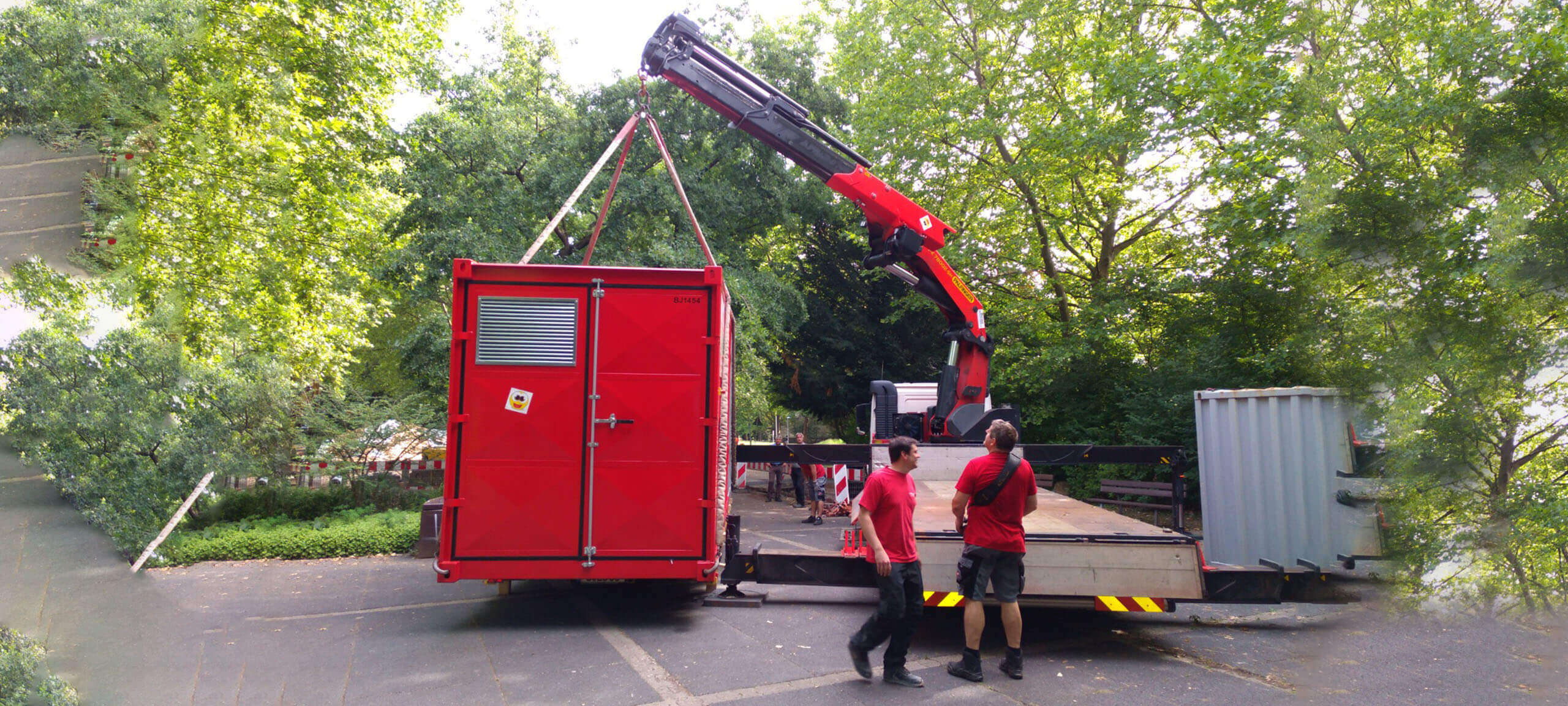 Anlieferung eines mobilen Heizcontainers | © mobiheat GmbH